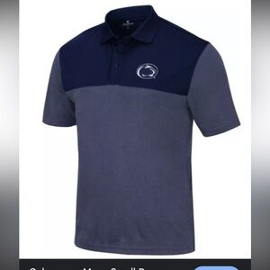 Colosseum Men's Penn State Nittany Lions Navy Links Polo large psu blue white